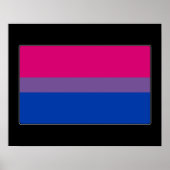 Bisexual Pride Flag Poster (Vorne)