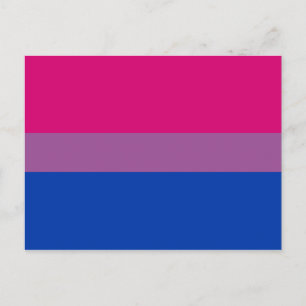 Bisexual Pride Flag Postkarte