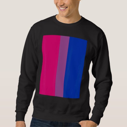 Bisexual Pride Flag Rotated  For Bi People Who Lik Sweatshirt (Vorderseite)