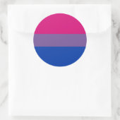 Bisexual Pride Flag Runder Aufkleber (Tasche)