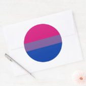 Bisexual Pride Flag Runder Aufkleber (Umschlag)
