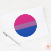 Bisexual Pride Flag Runder Aufkleber (Umschlag)
