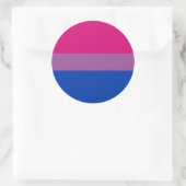 Bisexual Pride Flag Runder Aufkleber (Tasche)