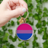 Bisexual Pride Flag Schlüsselanhänger (Hand)