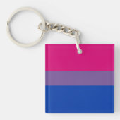 Bisexual Pride Flag Schlüsselanhänger (Vorderseite)