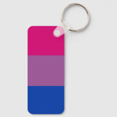 Bisexual Pride Flag Schlüsselanhänger (Rückseite)
