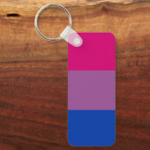 Bisexual Pride Flag Schlüsselanhänger (Vorderseite)