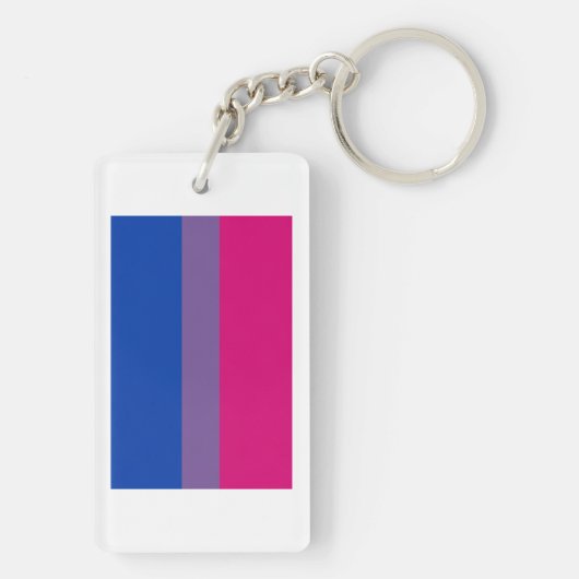 Bisexual Pride Flag Schlüsselanhänger (Rückseite)