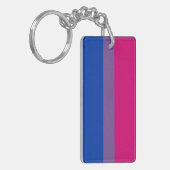 Bisexual Pride Flag Schlüsselanhänger (Vorderseite links)