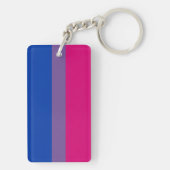 Bisexual Pride Flag Schlüsselanhänger (Rückseite)