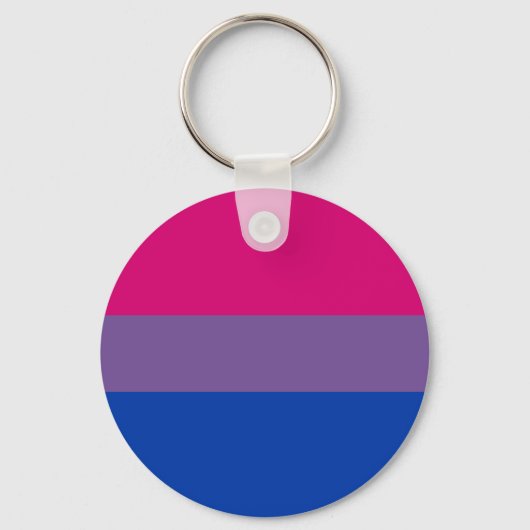 Bisexual Pride Flag Schlüsselanhänger (Vorderseite)