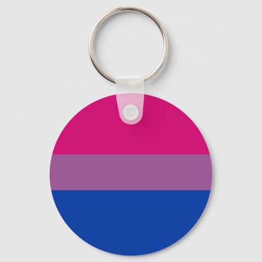 Bisexual Pride Flag Schlüsselanhänger (Vorderseite)