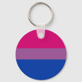 Bisexual Pride Flag Schlüsselanhänger (Rückseite)