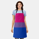 Bisexual Pride Flag Schürze (Getragen)