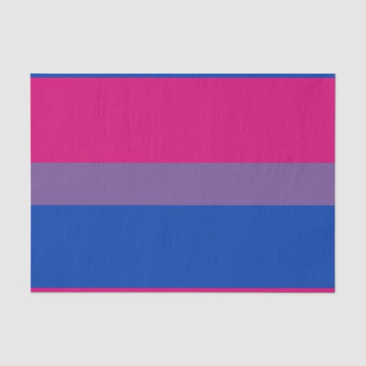 Bisexual Pride Flag Seidenpapier (Vorderseite)