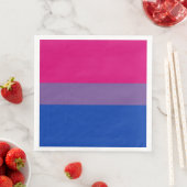 Bisexual Pride Flag Serviette (Beispiel)