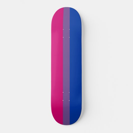 Bisexual Pride Flag Skateboard (Vorderseite)