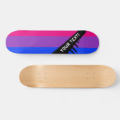 Bisexual Pride Flag Skateboard (Horizontal)