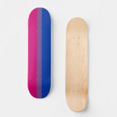Bisexual Pride Flag Skateboard (Vorderseite)