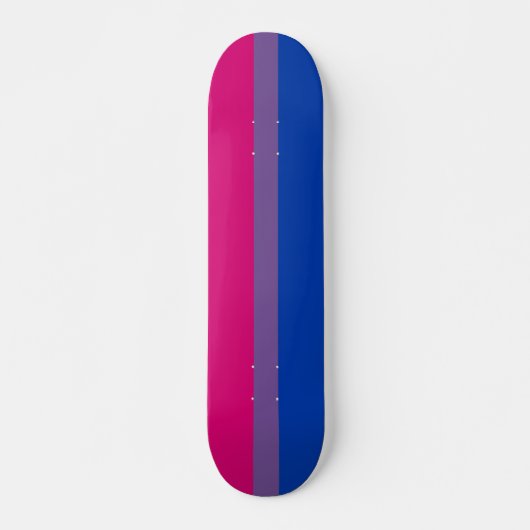 Bisexual Pride Flag Skateboard (Vorne)