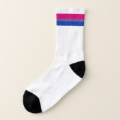 Bisexual Pride Flag Socken (Links - Außen)