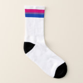 Bisexual Pride Flag Socken (Links - Innen)