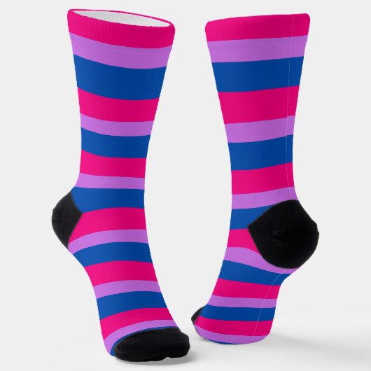 Bisexual PRIDE Flag Socken (Gewinkelt)