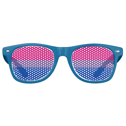Bisexual Pride Flag Sonnenbrille (Vorderseite)