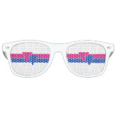 Bisexual Pride Flag Sonnenbrille (Vorderseite)