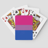 Bisexual Pride Flag Spielkarten (Rückseite)