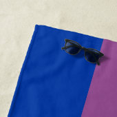 Bisexual Pride Flag Strandtuch (Beispiel)