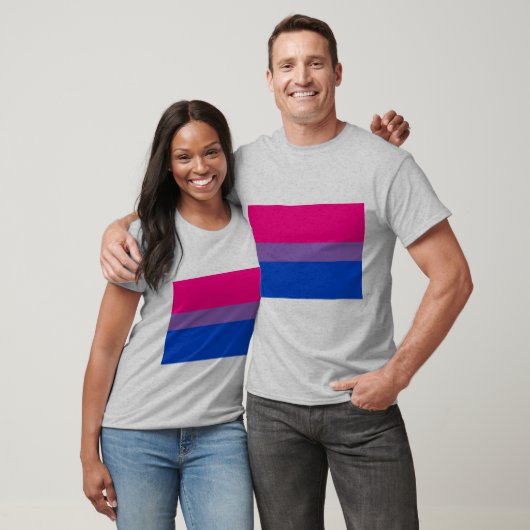 Bisexual Pride Flag T-Shirt (Unisex)
