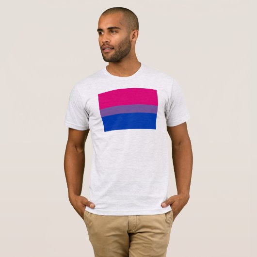 Bisexual Pride Flag T-Shirt (Vorne ganz)