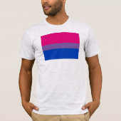 Bisexual Pride Flag T-Shirt (Vorderseite)