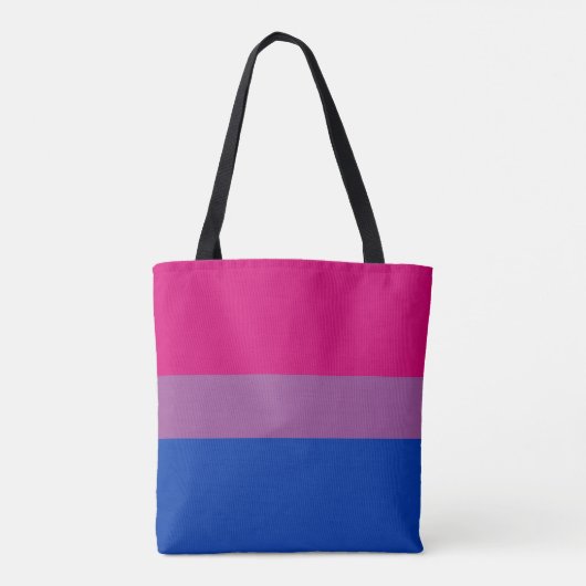 Bisexual Pride Flag Tasche (Rückseite)