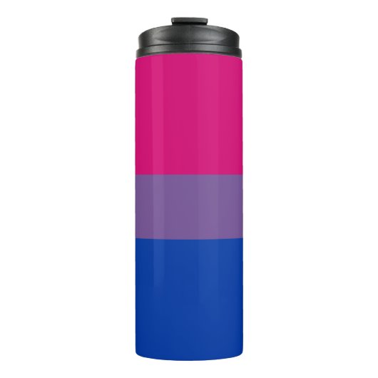 Bisexual Pride Flag Thermosbecher (Vorderseite)