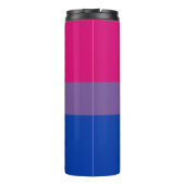 Bisexual Pride Flag Thermosbecher (Rückseite)