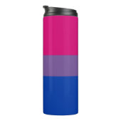 Bisexual Pride Flag Thermosbecher (Nach rechts gedreht)