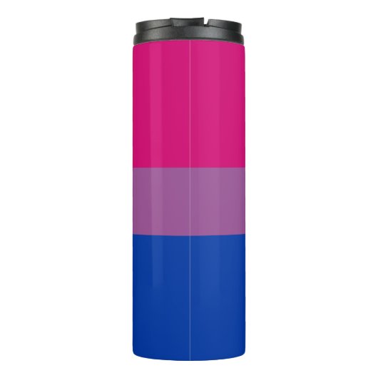 Bisexual Pride Flag Thermosbecher (Rückseite)