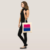 Bisexual Pride Flag Tragetasche (Vorderseite (Model))