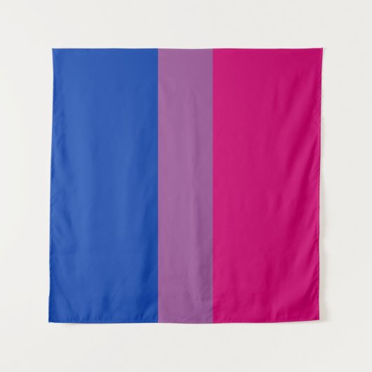 Bisexual Pride Flag Wandteppich (Vorderseite (Horizontal))
