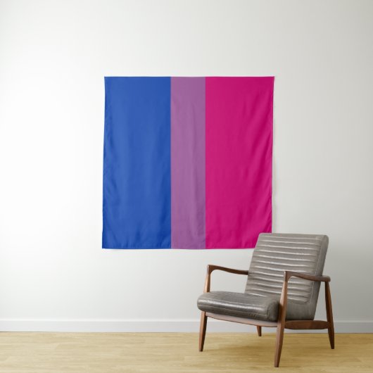 Bisexual Pride Flag Wandteppich (Beispiel (Horizontal))