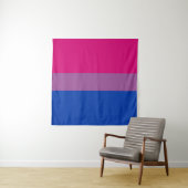 Bisexual Pride Flag Wandteppich (Beispiel)