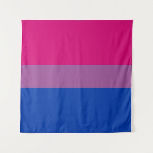 Bisexual Pride Flag Wandteppich (Vorderseite)