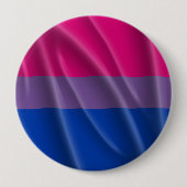 BISEXUAL PRIDE FLAG WAVY DESIGN - 2014 PRIDE.png Button (Vorderseite)