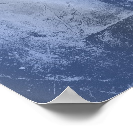 BISEXUAL PRIDE FLAG WAVY DESIGN POSTER (Ecke)