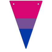 Bisexual Pride Flag Wimpelkette (Zweite Fahne)