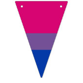 Bisexual Pride Flag Wimpelkette (Erste Fahne)