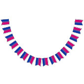 Bisexual Pride Flag Wimpelkette (Alle)