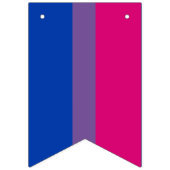 Bisexual Pride Flag Wimpelkette (Erste Fahne)